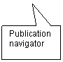 Rectangular Callout: Publication navigator