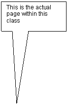 Rectangular Callout: This is the actual page within this class