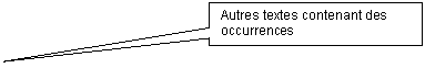 Rectangular Callout: Autres textes contenant des occurrences